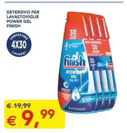 Esselunga DETERSIVO PER LAVASTOVIGLIE POWER GEL FINISH offerta