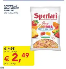 Esselunga Caramelle Gran Gelées Sperlari offerta