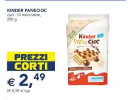 Esselunga KINDER Panecioc offerta