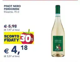 Esselunga PINOT NERO PERDOMINI frizzante, 75 cl offerta