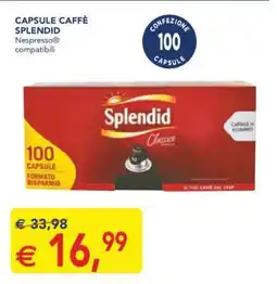 Esselunga CAPSULE CAFFÈ SPLENDID offerta