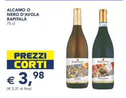 Esselunga Alcamo o Nero d'Avola Rapitalà offerta