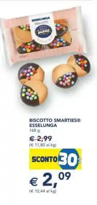 Esselunga BISCOTTO SMARTIES ESSELUNGA offerta