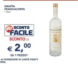 Esselunga GRAPPA FRANCIACORTA offerta