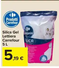 Carrefour Silica Gel Lettiera Carrefour 5 L offerta