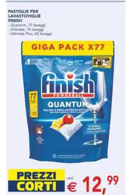 Esselunga PASTIGLIE PER LAVASTOVIGLIE FINISH offerta