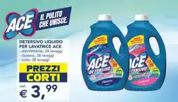 Esselunga ACE Detersivo Liquido per Lavatrice offerta