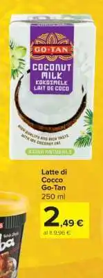 Carrefour Latte di cocco Go-Tan offerta