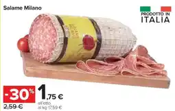 Carrefour Salame Milano offerta