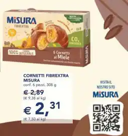 Esselunga CORNETTI FIBREXTRA MISURA offerta