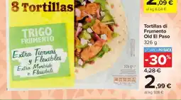 Carrefour Tortillas di Frumento Old El Paso offerta