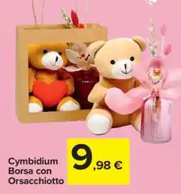 Carrefour Cymbidium Borsa con Orsacchiotto offerta
