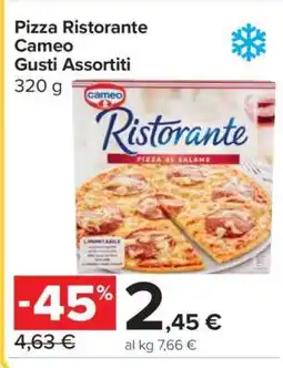 Carrefour Pizza Ristorante Cameo gusti assortiti offerta