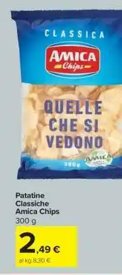 Carrefour Patatine Classiche Amica Chips offerta