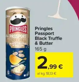 Carrefour Pringles Passport Black Truffle & Butter offerta