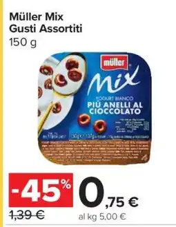 Carrefour Müller Mix Gusti Assortiti offerta