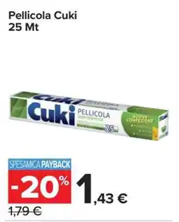 Carrefour Pellicola Cuki 25 Mt offerta
