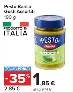 Carrefour Pesto Barilla Gusti Assortiti offerta