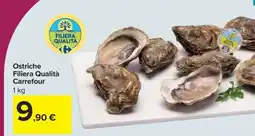 Carrefour Ostriche Filiera Qualità Carrefour offerta