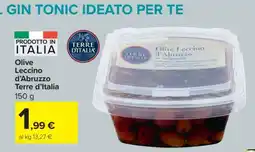 Carrefour Olive Leccino d'Abruzzo Terre D'Italia offerta