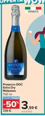 Carrefour Prosecco DOC Extra Dry Malpasso offerta