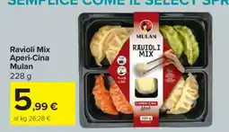 Carrefour Ravioli Mix Aperi-Cina Mulan offerta