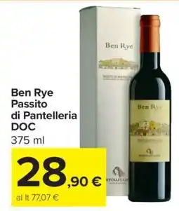 Carrefour Ben Rye Passito di Pantelleria DOC offerta