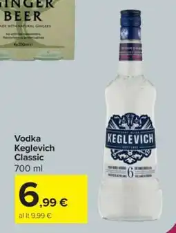 Carrefour Vodka Keglevich Classic offerta
