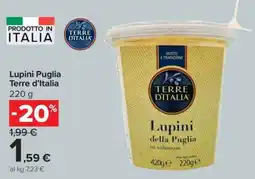 Carrefour Lupini Puglia Terre d’Italia offerta