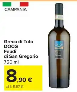 Carrefour Greco di Tufo DOCG Feudi di San Gregorio offerta