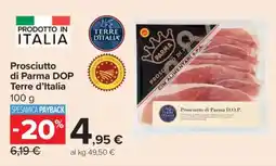 Carrefour Prosciutto di Parma DOP Terre d’Italia offerta