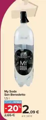 Carrefour My Soda San Benedetto offerta