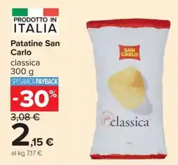 Carrefour Patatine San Carlo offerta