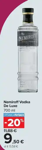 Carrefour Nemiroff Vodka De Luxe offerta