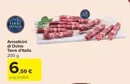 Carrefour Arrosticini di Ovino Terre d’Italia offerta