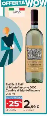 Carrefour Est! Est!! Est!!! di Montefiascone DOC Cantina di Montefiascone offerta