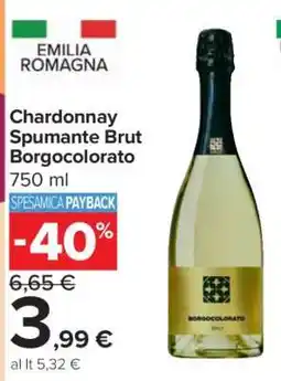 Carrefour Chardonnay Spumante Brut Borgocolorato offerta