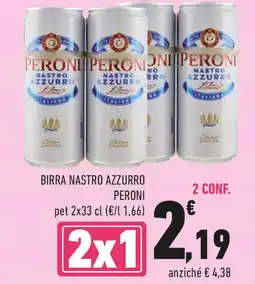Conad Birra nastro azzurro PERONI offerta
