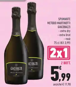 Conad Spumante metodo martinotti GIACOBAZZI offerta