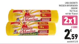 Conad Linea sacchetti raccolta differenziata CASASAC offerta