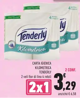 Conad Carta igienica kilometrica TENDERLY offerta