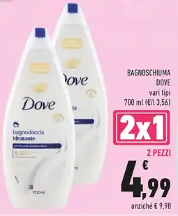 Conad Bagnoschiuma DOVE offerta