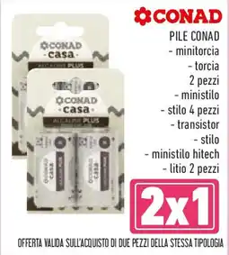 Conad Pile CONAD offerta