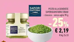 Conad Pesto alla genovese SAPORI&DINTORNI CONAD offerta