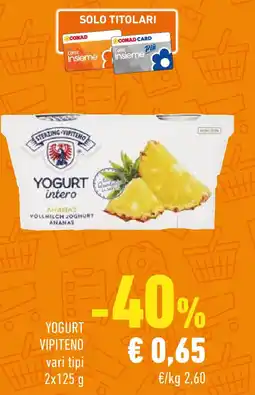 Conad Yogurt VIPITENO offerta