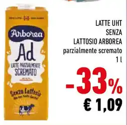 Conad LATTE UHT SENZA LATTOSIO ARBOREA parzialmente scremato offerta