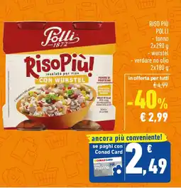 Conad Riso più POLLI offerta