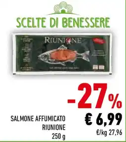 Conad Salmone affumicato RIUNIONE offerta