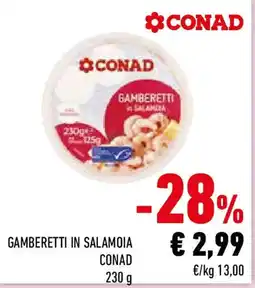 Conad Gamberetti in salamoia CONAD offerta