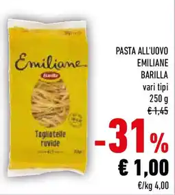 Conad Pasta all'uovo emiliane BARILLA offerta